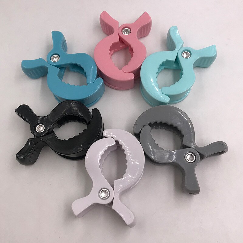 Baby Speelgoed Rammelaars Accessoires Candy Kleur Kinderwagen Wandelwagen 1Pc Om Haak En Speelgoed Deken Clips Plastic Universele Clip
