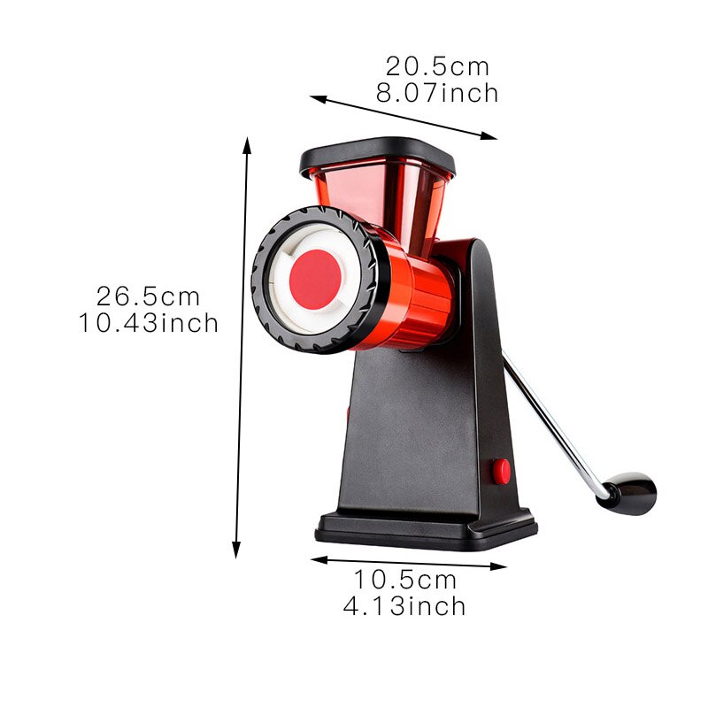 Manuell husholdning kjøttkvern grønnsaker hakker kjøttdeig multifunksjon mat prosessor pølsestopper kjøkkenverktøy