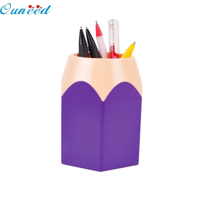Ouneed happy make-up kwast potlood pennenpotje briefpapier