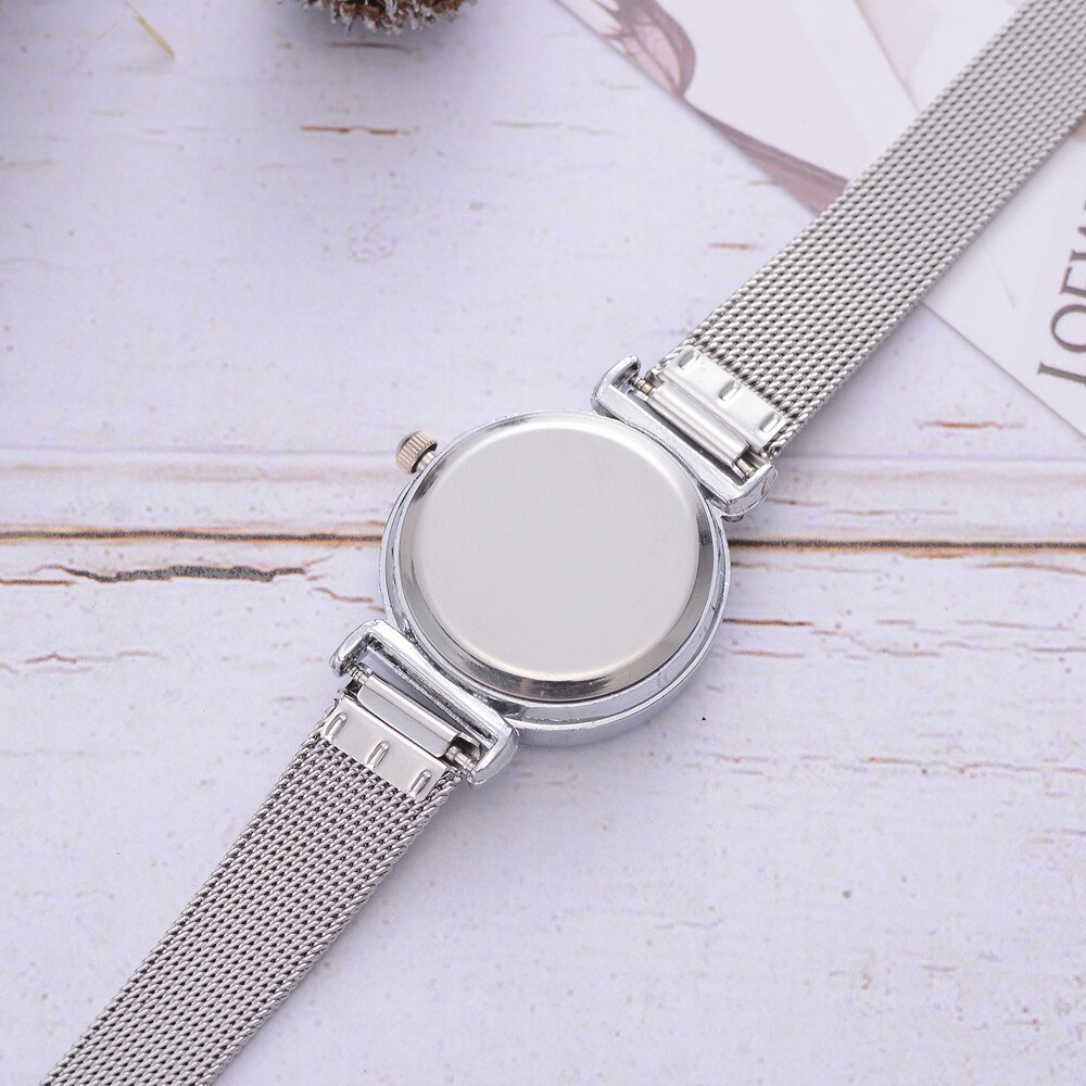 Ashion kvinder ure ultra tynde rustfrit stål små dame armbåndsure vintage udendørs sports armbåndsur armbåndsure