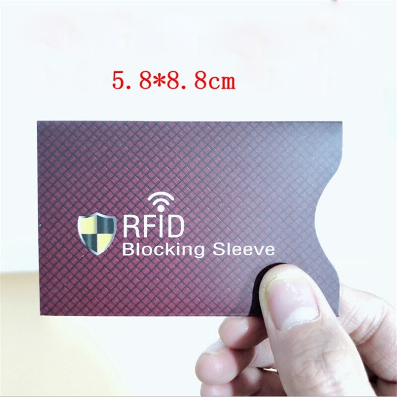 5 Stuks Anti Diefstal Voor Rfid Credit Card Protector Blokkeren Kaarthouder Sleeve Skin Case Covers Bescherming Bankkaart Geval