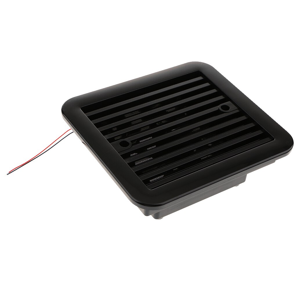 Ventilateur D'extraction Latéral Pour Camping-car / Caravane - Noir, Dimensions 294x134x93 Mm | Faible Bruit, Ouverture Automatique