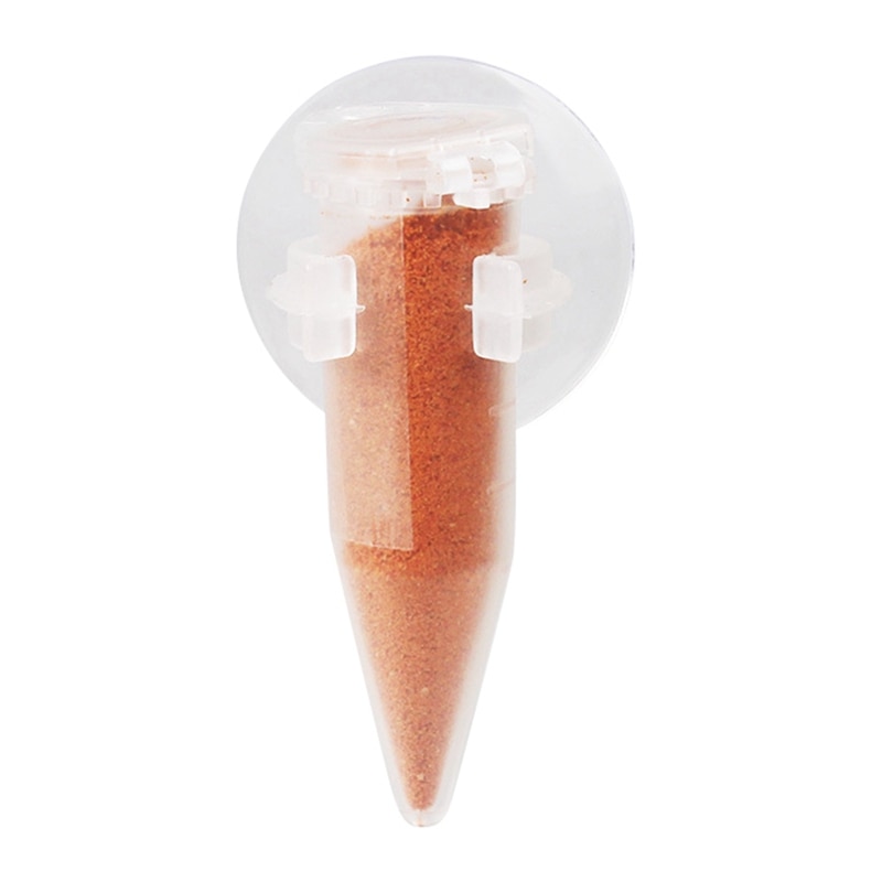 Automatic Cone Plastic Feeder Aquarium Fish Tank Tapered Fish Feeding Feeder Funnel Cup Fish Food Feed Tool With Suction Cup