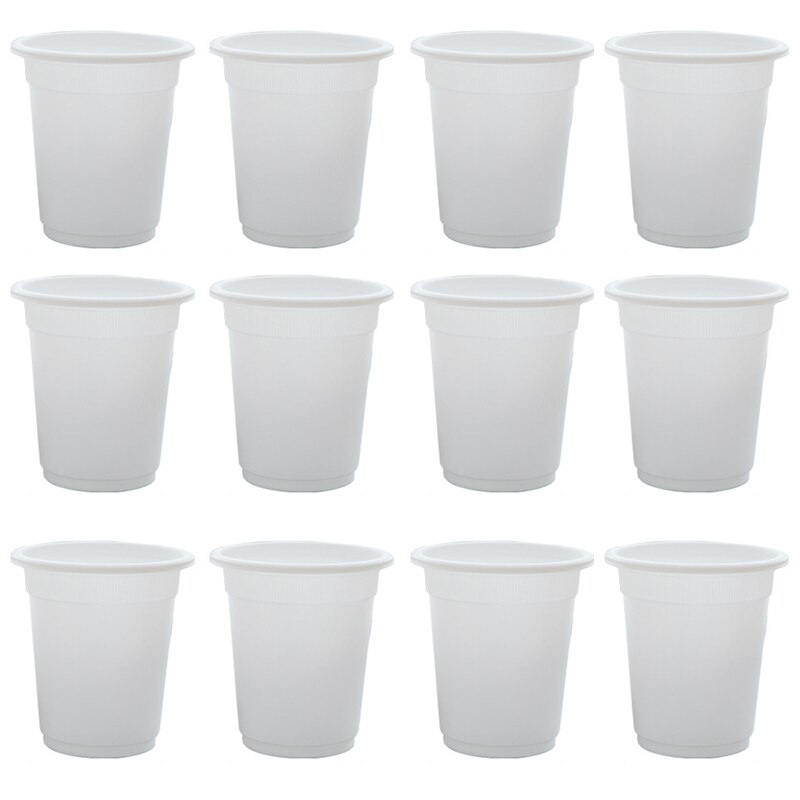 50 stk 180ml rene hvide kopper engangskaffe te mælkekop drikke tilbehør festartikler: Default Title