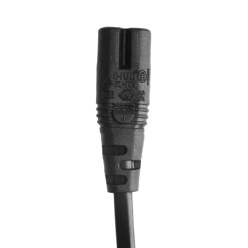 Iec 320 2-Pin C7 Vrouwelijke Om C8 Mannelijke Figuur 8 Power Adapter Verlengkabel 30Cm