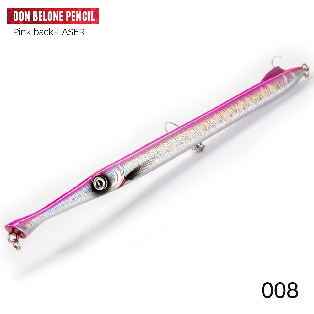 Hunthouse Nicht Belone Bleistift Angeln Locken Lange Gießen 225mm 27g 23g Stickbaits Pesca Für Angeln Thunfisch Meer Bass Leerfish: 008 / Untergang
