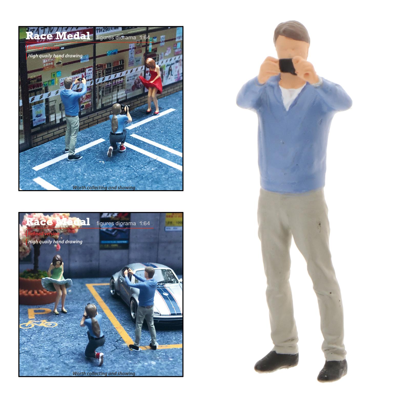 1:64th Figures Model Men People for Miniature Scenes, Diorama Decoration Accessories: Style1