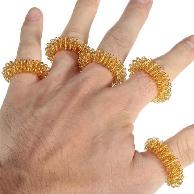 5 stücke Finger Massage Ring Gesundheit Pflege einstellen Zu Hause Gesundheit Pflege Werkzeuge Akupressur figur Massagegerät Entspannen Finger Hand Pflege