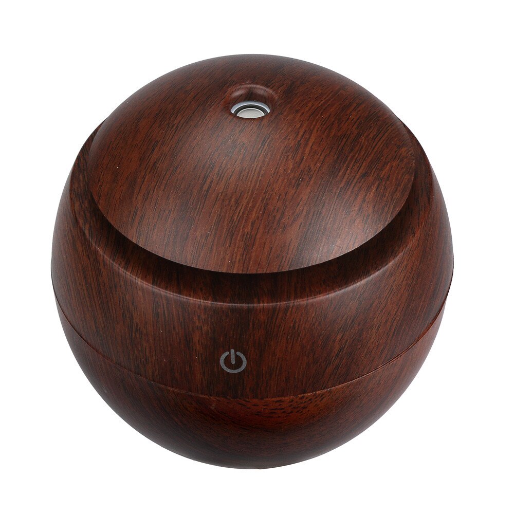 4 # Holzmaserung Aroma Diffusor Luft Luftbefeuchter LED Aroma Ultraschall Luftbefeuchter Usb Ätherisches Öl Diffusor Luft Reiniger Für Heim