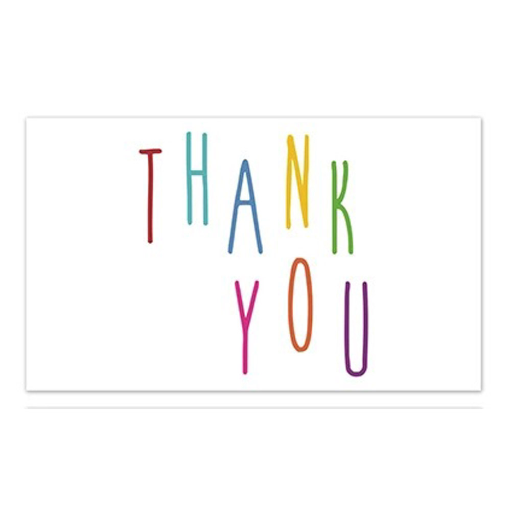 Gracias por apoyar mi tarjeta de visita pequeña, tarjeta de felicitación de agradecimiento, color blanco, 9x5,4 cm, tienda de vendedores, 10-30 piezas: Papel espuma / Verde