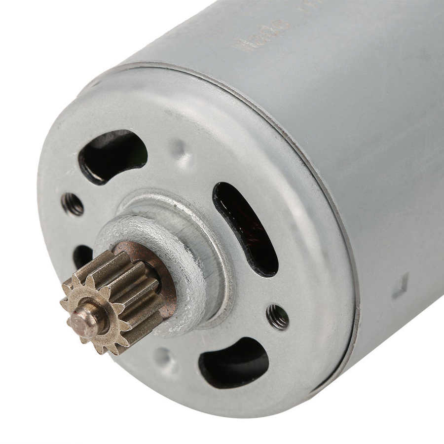 Motor DC de dos velocidades para taladro eléctrico, 12V, 12 dientes