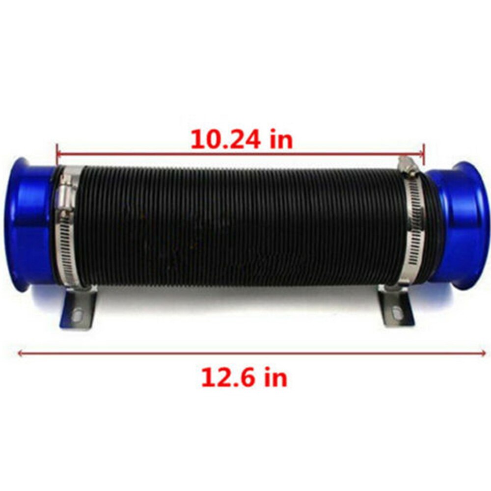 Universal 75mm 3in Flexible Air Intake Pipe Inlet Hose Tube Duct Multi Aluminum Adapter Hose 90cm Car Accessaries