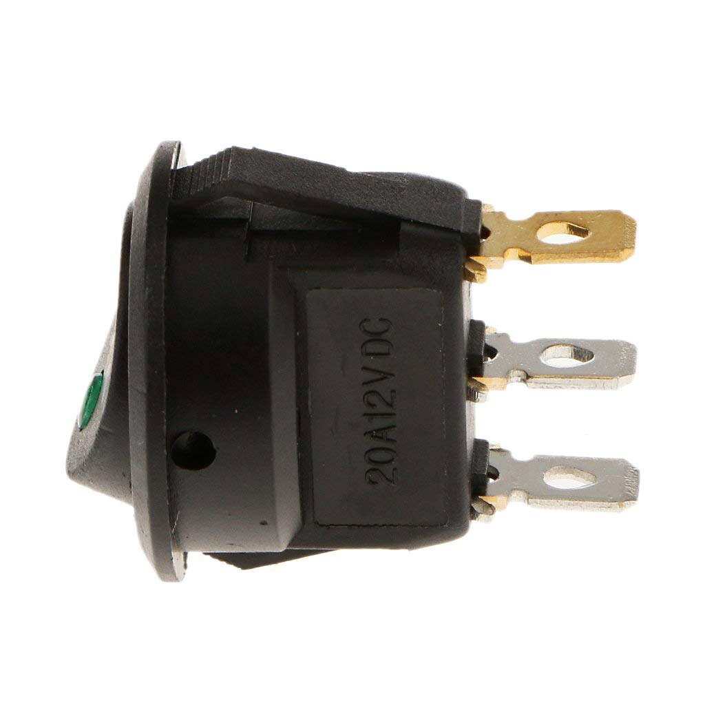 Rund 3 pins vippe / parkering av bryter front bak gangsensor