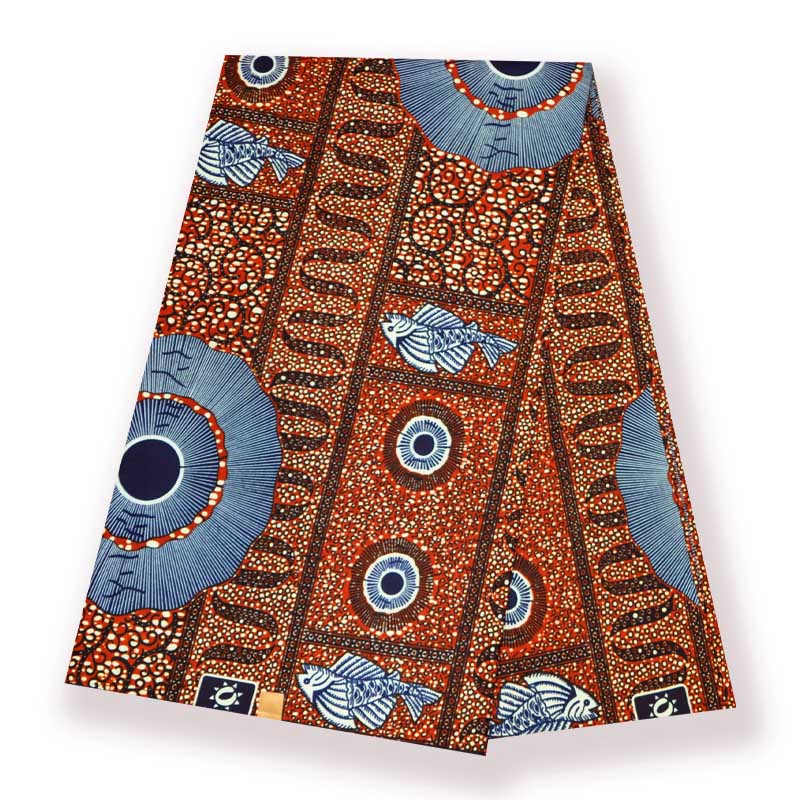 african wax prints fabric wax java cotton veritable java wax african lastest product 6yards one piece BL888806: Default Title