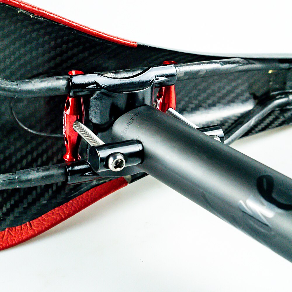 ZRACE extremely lightweight collar for T2 seatpost, 10g a pair-red/black, parts of passion seatpost collar Estremamen