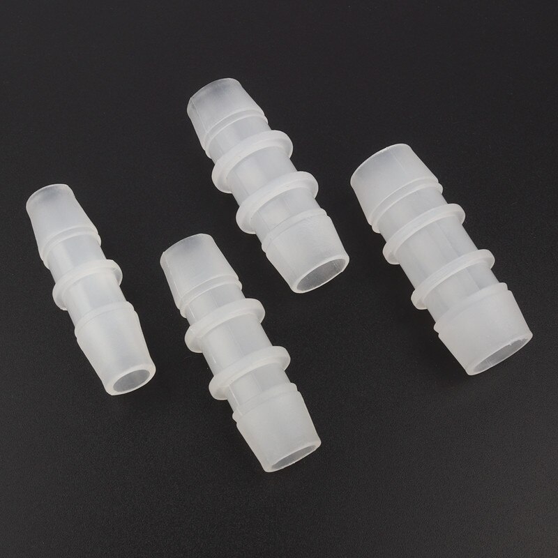 5pcs/lot 11.1-25mm PP Plastic Connectors Garden Micro Irrigation Hose Joints Aquarium Fish Tank Parts Air Pump Fittings Adapter