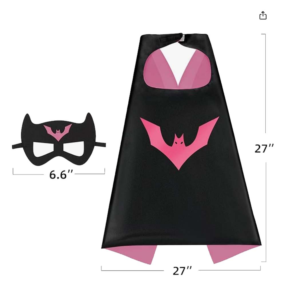 4 sets Superhero Capes masks for 3-10 Year Old girl Cartoon Dress Up Costumes Party Supplies Easter Halloween cloak
