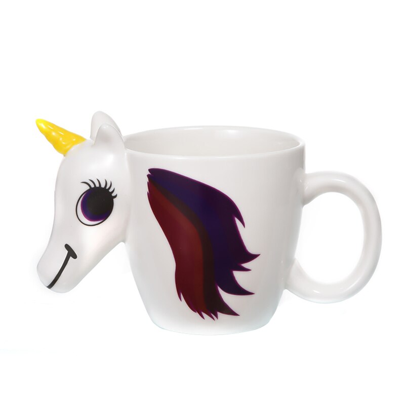 Einhorn Regenbogen Keramik-Tasse 'Bitch Please I'm A Unicorn!' – 350 Ml, Mikrowellen- & Spülmaschinenfest