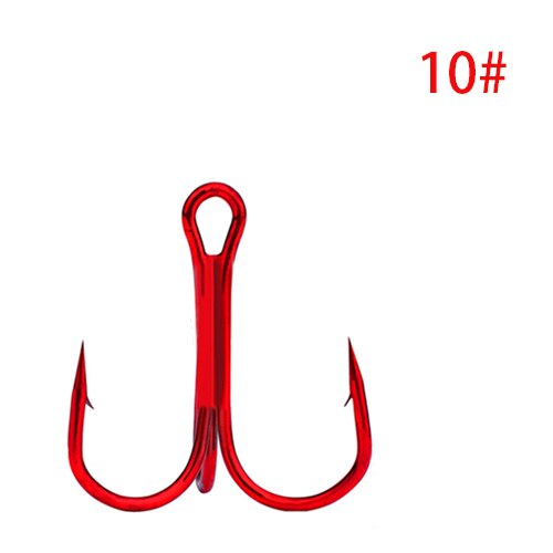 Owler – Triple hameçon de pêche rouge, cercle de mer, Tee, accessoires d&#39;équipement, Jig Head, hameçon japonais Tre, 5001: 10