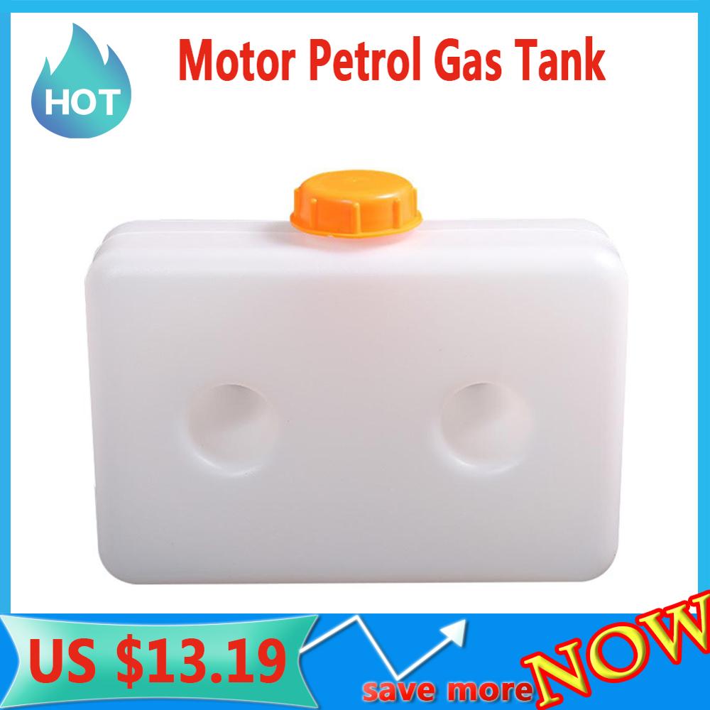 Universal 5l plast brændstoftank motor benzin gas tank lækagesikker korrosionsbestandighed varmebeholder med 2 huller 11.42*7.87*3.15in