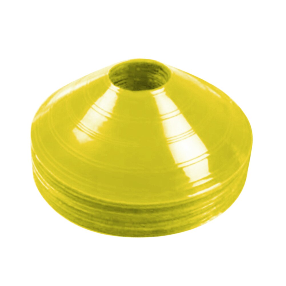 20 pz/set 19cm campo da calcio indicatori di barriera dischi segno calcio formazione coni scuola azienda attività di gruppo attrezzature sportive: YELLOW