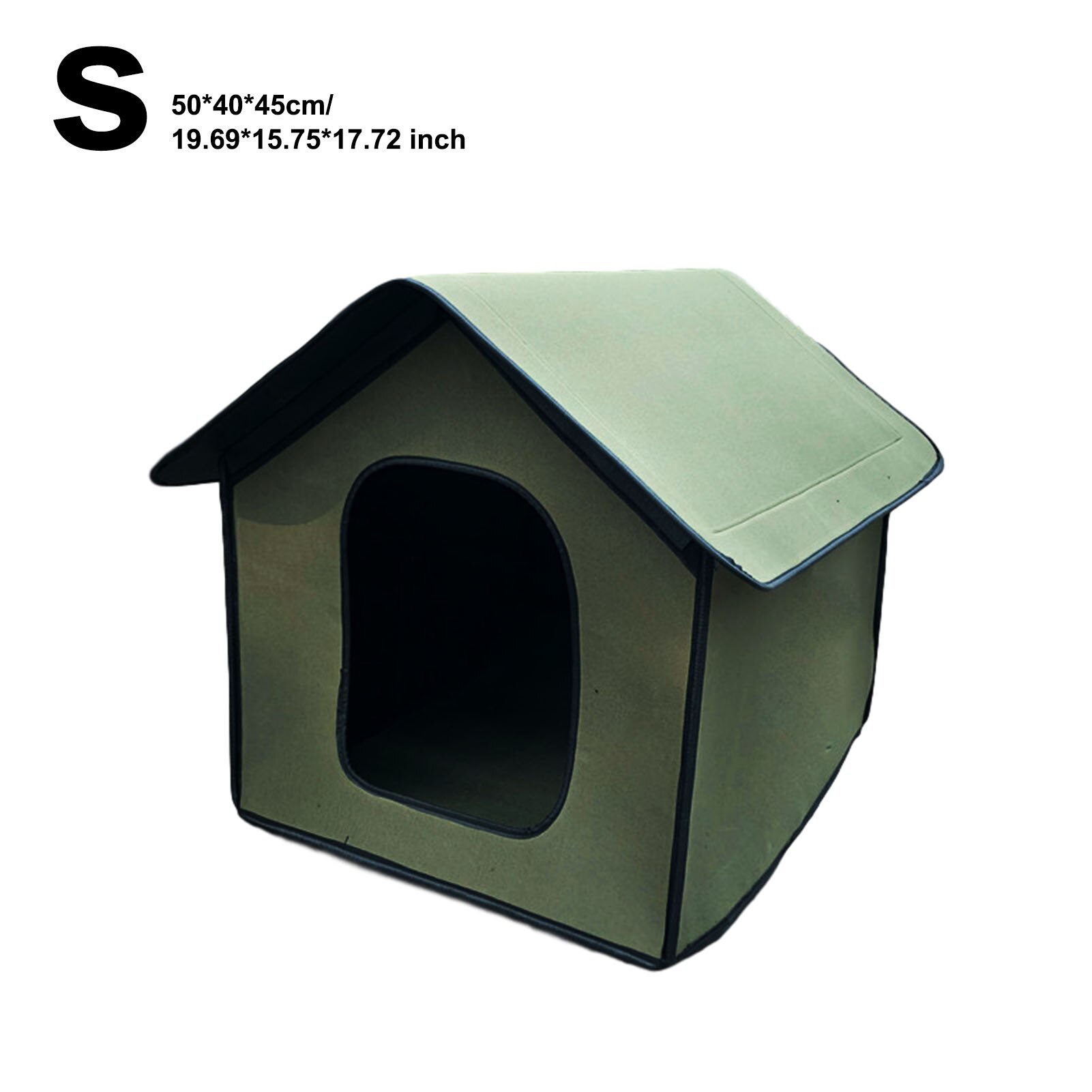 Large Outdoor Dog House Waterproof Weatherproof Dog House Foldable Pet Shelter For Pets Litter Villa Tent: Red