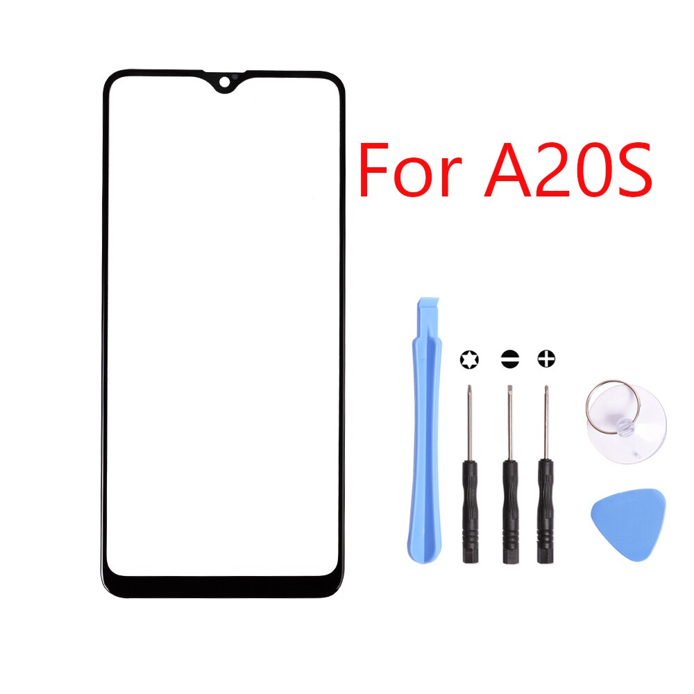 Telefoon Touch Screen Voor Samsung Galaxy A10 A10S A20 A30 A40 A50 A60 A70 Touch Screen Voor Glas Panel Touchscreen lcd Outer Dis: A20S with tool
