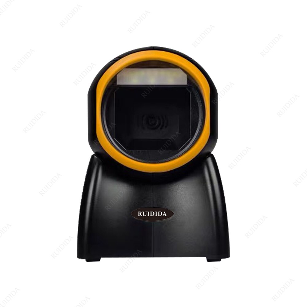 Wired Barcode Reader 1d 2d Scanner Usb Qr Code Reader Desktop Handsfree Automatische Scanner Omnidirectionele Voor Supermarkt Winkel: Default Title