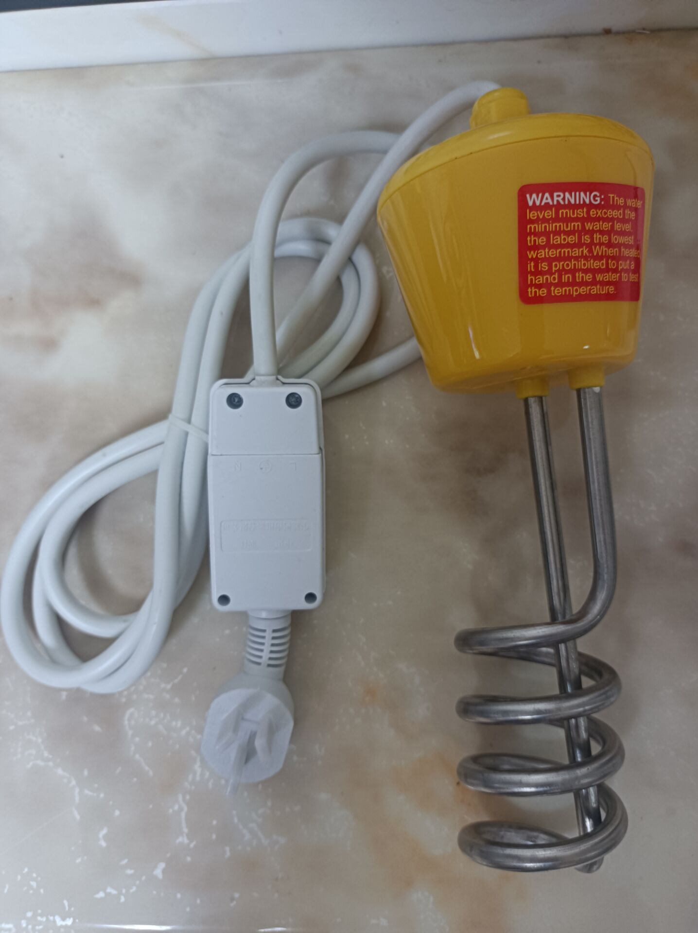 3000W Suspension Immersion Water Heater s Boiler for Inflatable Tub Pool with Leakage Protection Switch