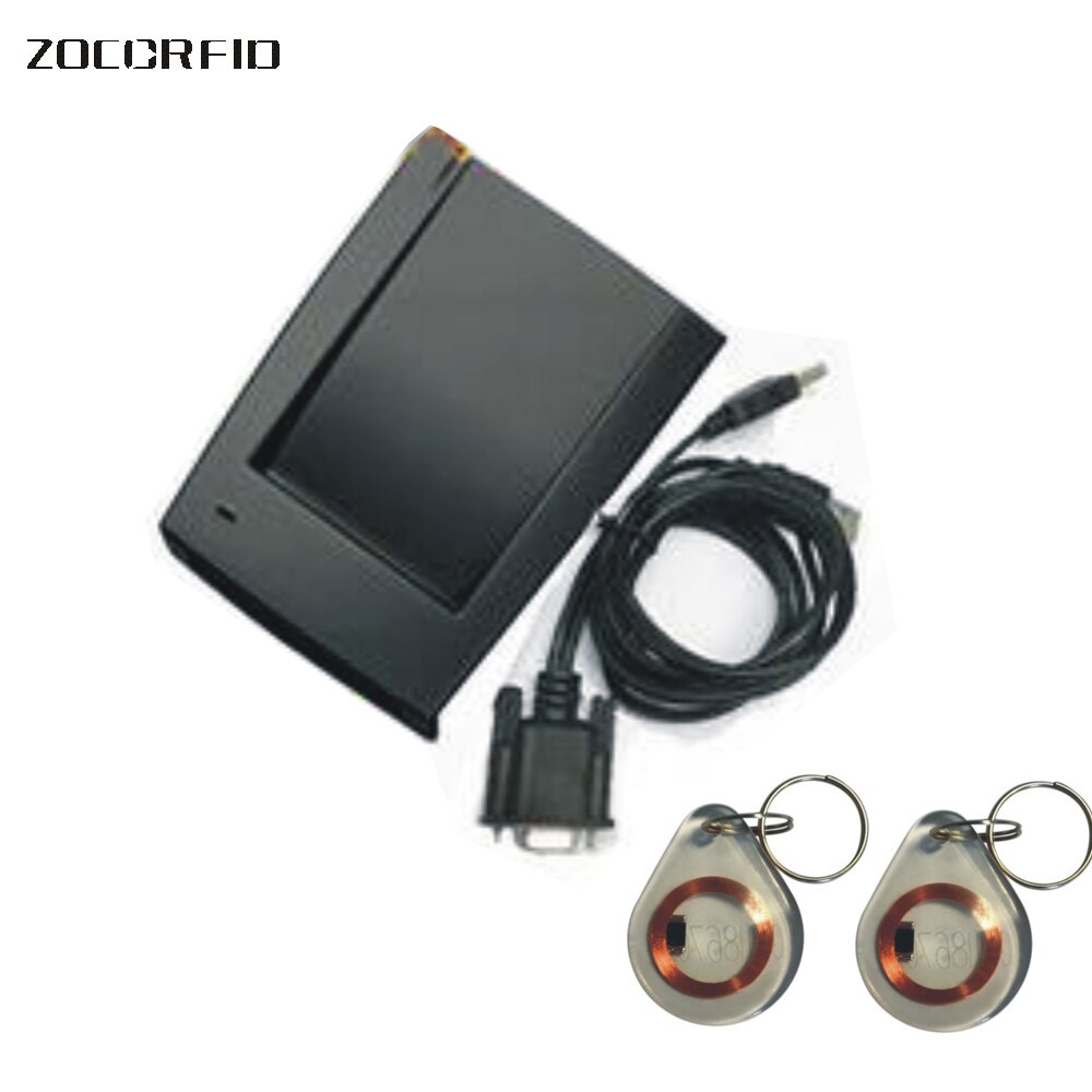 Rs232 lähtömuotoa 125 khz  em4100 rfid-proximity-lukija/id-kortinlukija  rs232 prot /9600 + 5 avaintunnistetta