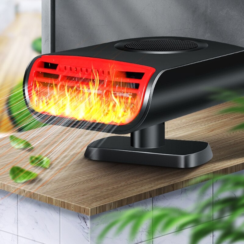 12V Car Heater Portable Demister Defroster Windshield De-Icer Electric Heaters Fast Heating Fan Aromatherapy Diffuser