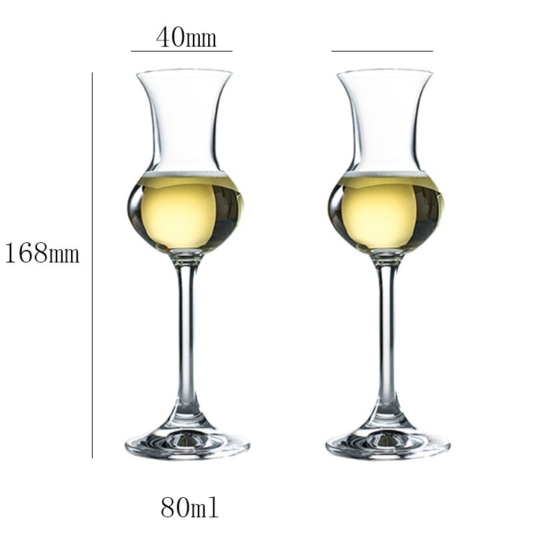 Verre de dégustation de Whisky italien, verre de dégustation de vin Sherry en cristal Copita nose: 2pcs