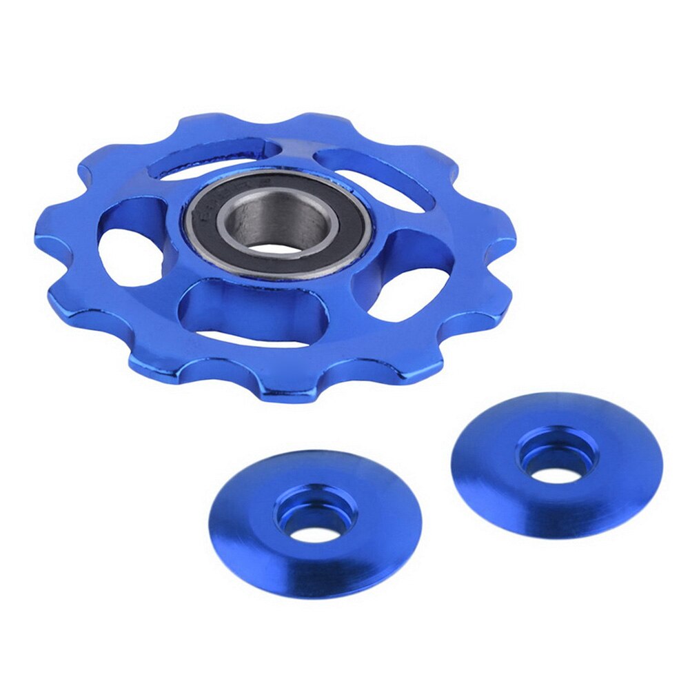 Rodamiento de cerámica para bicicleta de montaña, polea Jockey de 11 dientes, desviador de bicicleta de carretera, accesorios ENA88: Azul