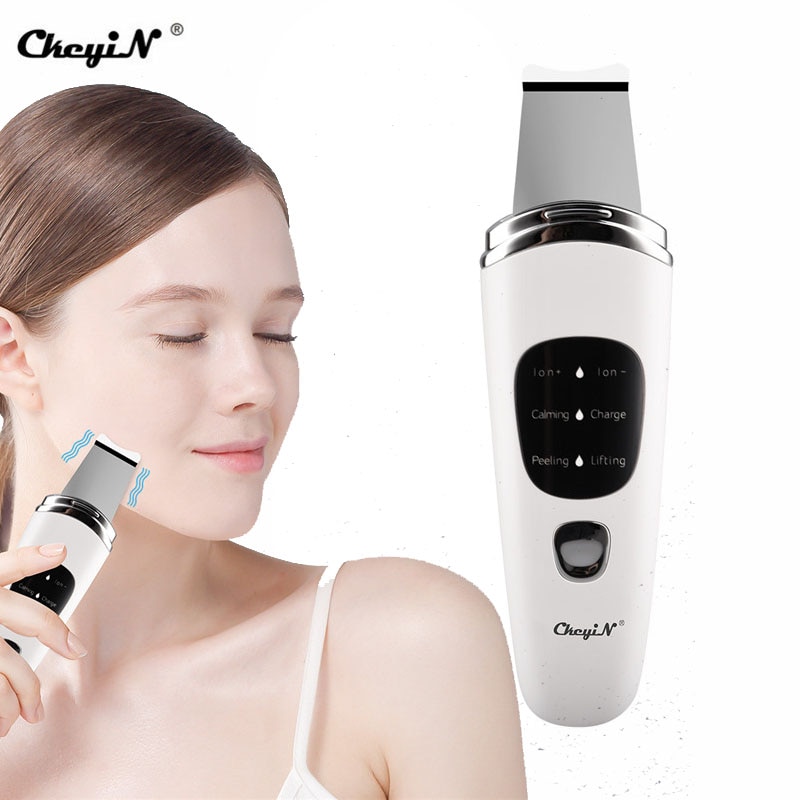 Ckeyin Micro-Huidige Ultrasone Gezicht Cleaning Huid Scrubber Facial Cleaner Skin Peeling Mee-eter Verwijderen Pore Gezicht Lifting Tool