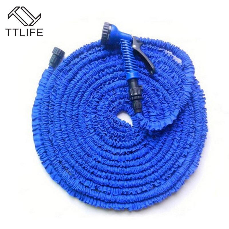 TTLIFE Best Extensible Garden Water Hose 25/50/75100/125/175/200FT For Drip Irrigation Car Watering With Spray Gun