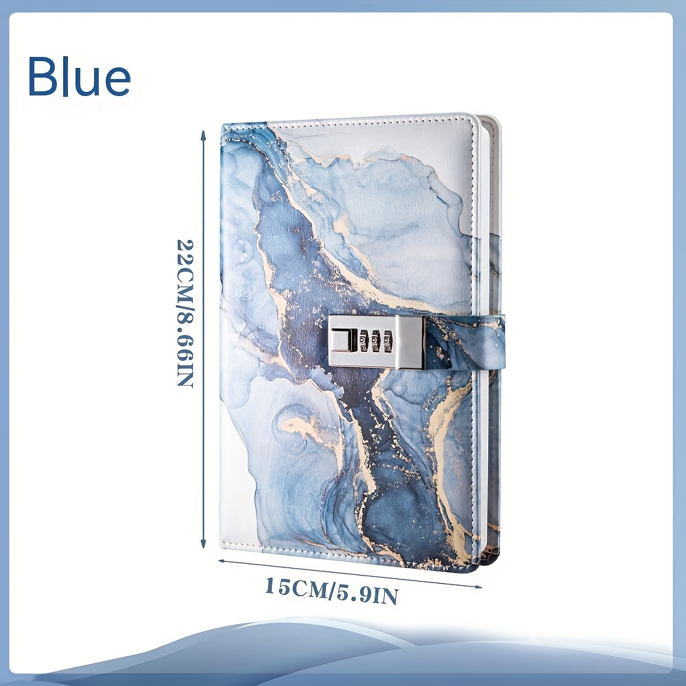 A5 Password Book With Lock Journal Journal Book Student Notepad Stationery Notebook: Yellow