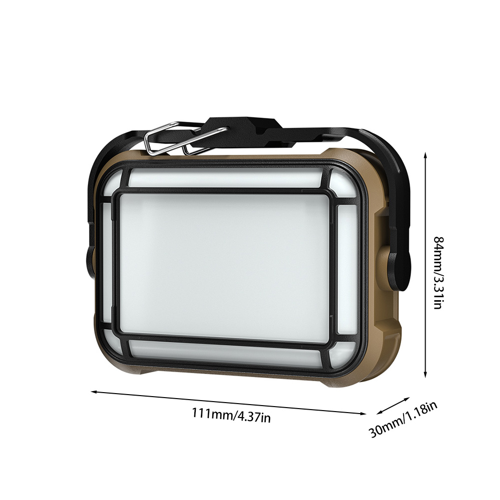 Luz de trabajo solar Luz de trabajo portátil Lámpara de reparación de automóviles con carga USB Pantalla de potencia de 3600 mAh para taller de garaje de sitio de construcción