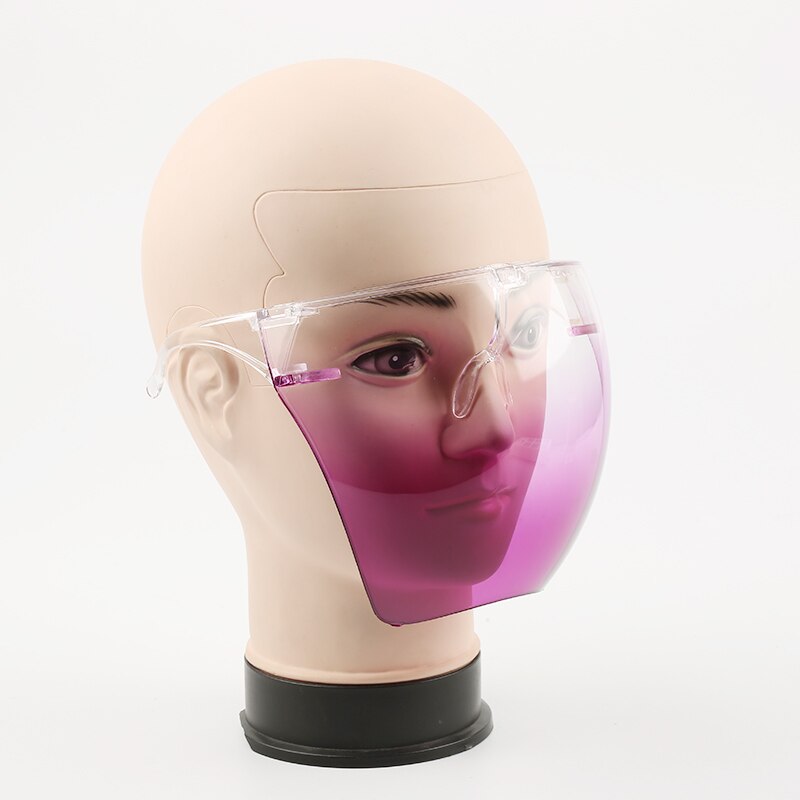 9 farben Gesicht Schild Splash Proof Maske Transparent Radfahren Gläser Anti Speichel Winddicht Maske Outdoor Blowout Klar Moto Maske