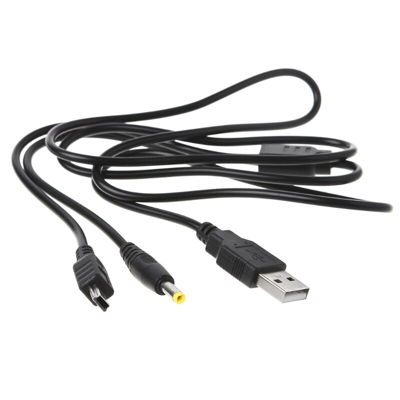 Cable de carga cargador de Cable de datos USB 2 en 1 para PSP 2000 3000, accesorios para juegos, 10166
