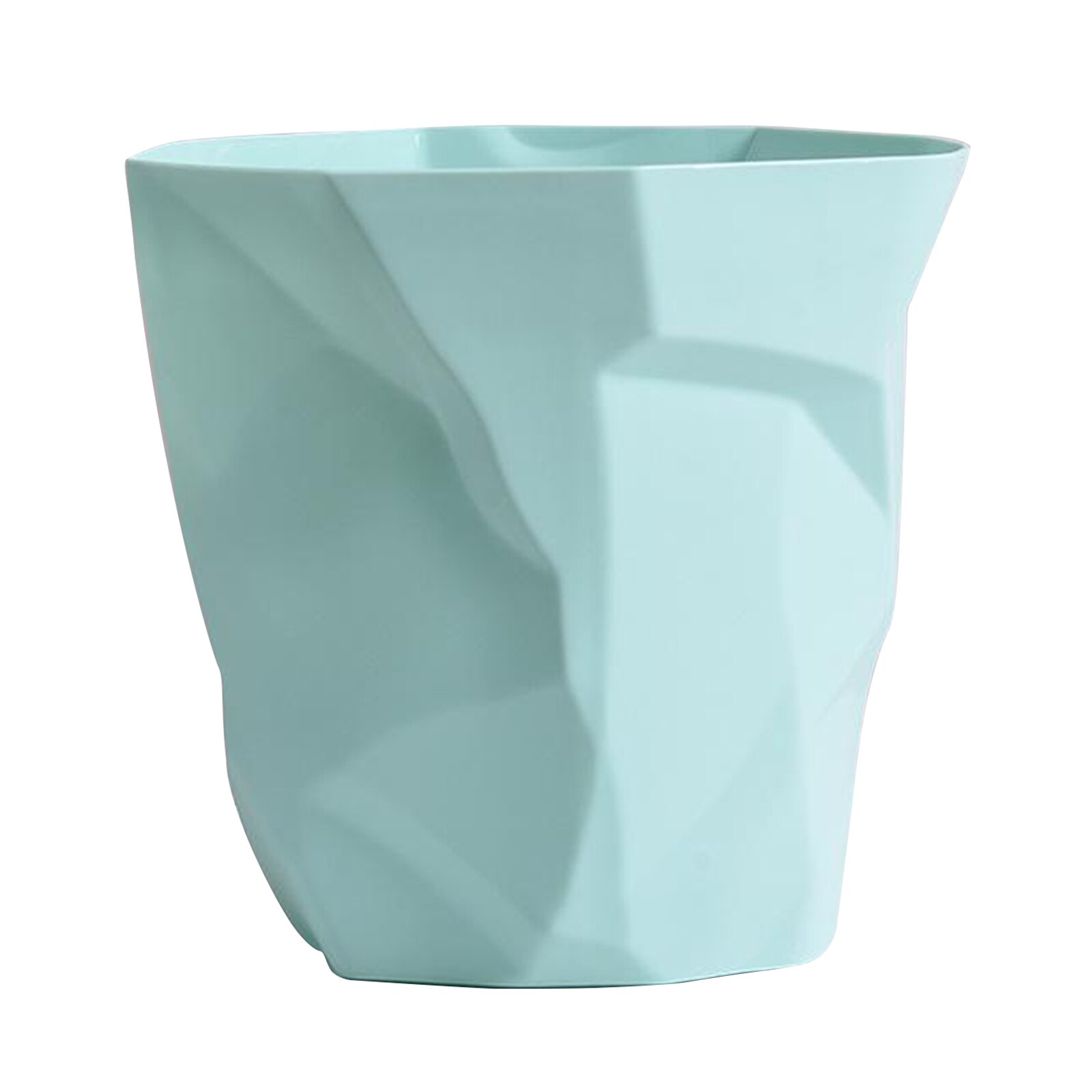 Trash Can Paper Waste Rubbish Recycling Garbage Dustbin Trashcan Without Lid Home Kitchen Office Rubbish Trash Dust Bin: Light Green Small