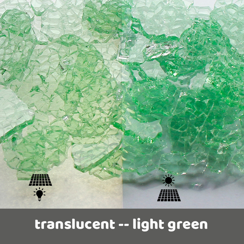 600g/21.16oz fragmentos de vidro translúcido mosaico telhas mulit cor espelho quebrado peças de vidro telha diy artesanato crack material: translucent green 1