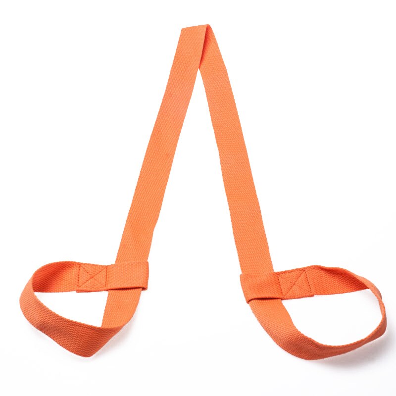 Verstelbare Yoga Mat Band Riem Multifunctionele Yoga Sport Sling Schouderriem Yoga Mat Accessoires Voor Kamer Gym Oefening fitness: Orange