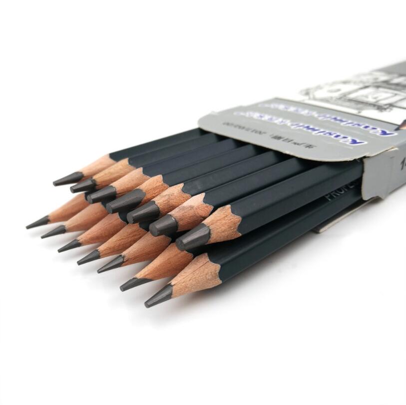 14Pcs/Set Drawing Pencil Set Wooden Art Supplies Hard/Medium/Soft Sketch Charcoal Pencils Art Painting Stationery