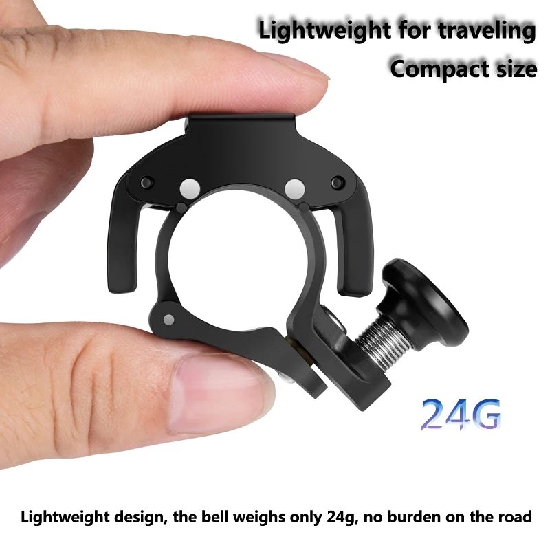 Timbre de bicicleta de acero inoxidable, claxon clásico para manillar de bicicleta, sonido nítido, accesorios de seguridad para bicicleta