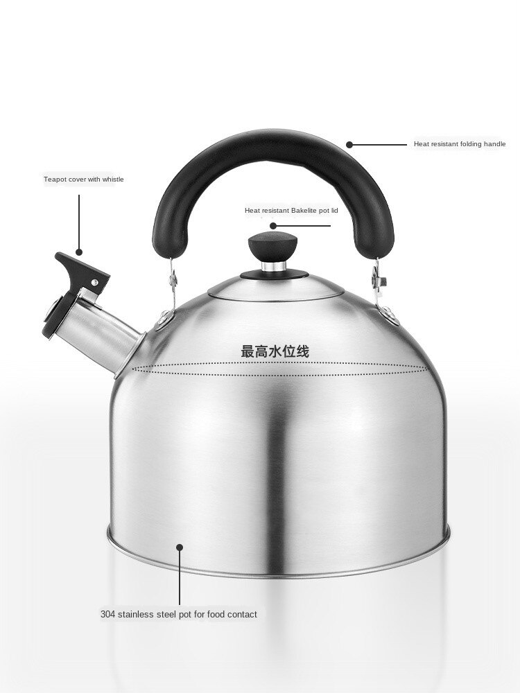 Roestvrijstalen Huishoudelijke Fluitje Ketel Ketel Grote Capaciteit Inductie Koken Gasfornuis Gasfornuis Universele