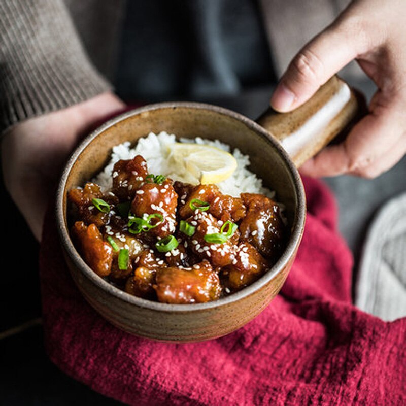 Japanese style casserole stew pot stoneware microwave oven small pot household claypot rice high temperature soup pot h