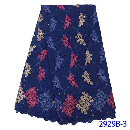 Afrikanischen stoff spitze , Neueste Grün Baumwolle spitze mit Diamanten, spitze Afrikanischen stoff für frauen KS2929B-4: Bild 3