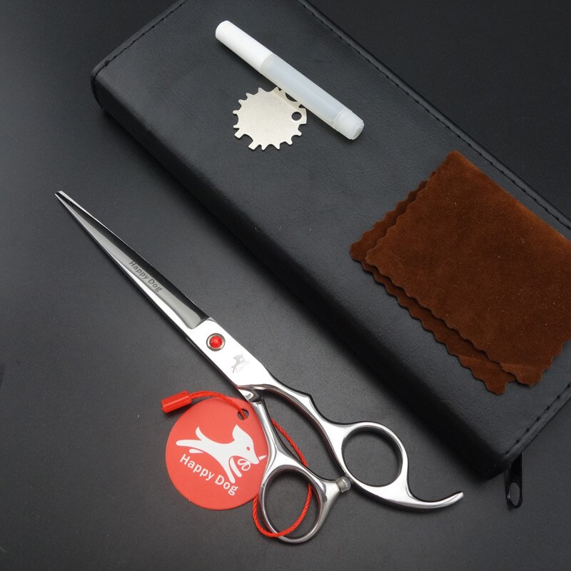 7 inch Pet Grooming Scissors set,Straight scissors & Thinning scissors & up-Curvedscissors & down-Curved scissors: Straight scissor