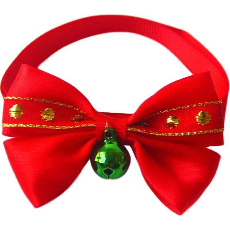 Jul katthalsband härlig hund fluga justerbar nackrem födelsedagsfest rosett hund halsband jul hund tillbehör tillbehör: 2