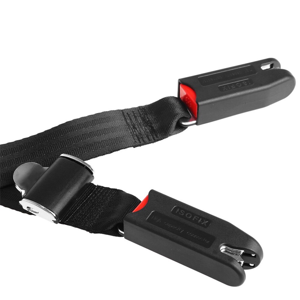 Entrega gratuita nova popular carro assento de segurança para crianças isofix/trava interface macia conexão cinto fixação banda alta qualidade